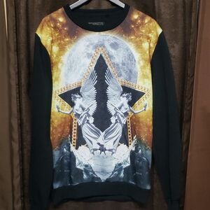 Heritage Black and Gold Celestial Sweater
